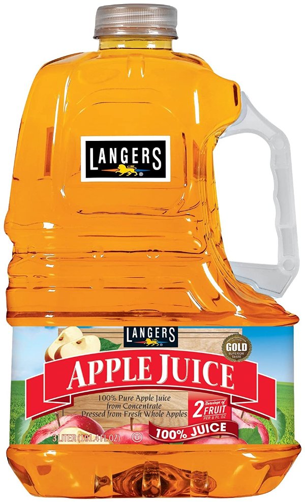 100%苹果汁 101.4oz 4罐
