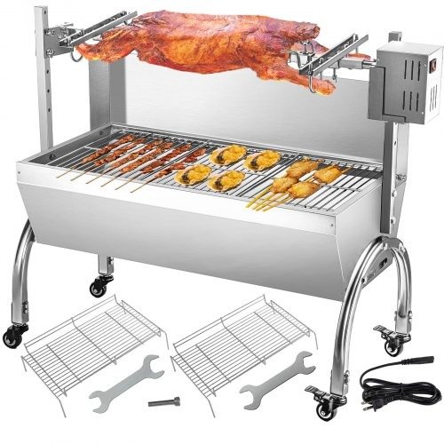 Vevor Hog Roasting Machine Pork Rotisserie Roaster 132lb 45w Motor For Lamp Goat | VEVOR US