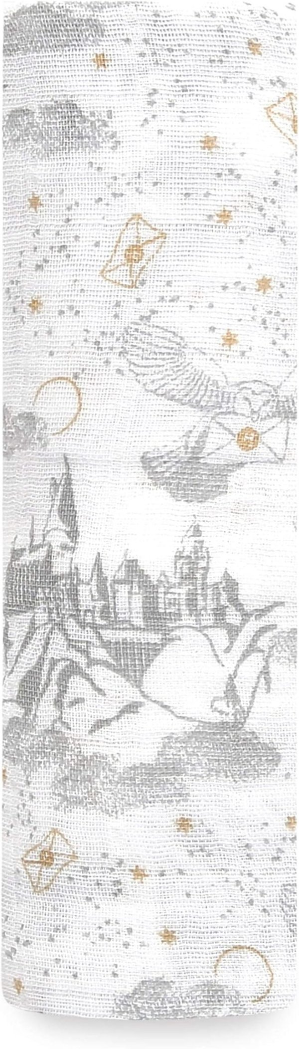 aden + anais Harry Potter Swaddle Blanket, Boutique Muslin Blankets for Girls & Boys, Baby Receiving Swaddles, Ideal Newborn & Infant Swaddling Set, Perfect Shower Gifts, Single, Harry Potter