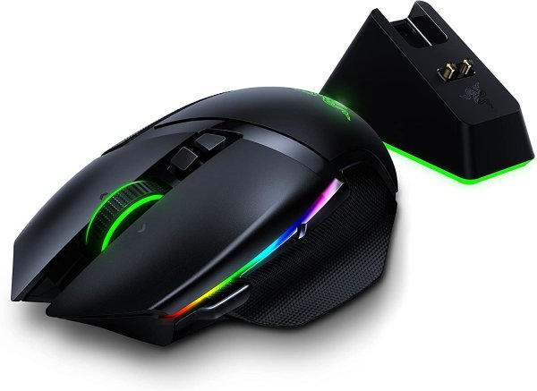 Basilisk Ultimate Hyperspeed Wireless Gaming Mouse w/ Charging Dock