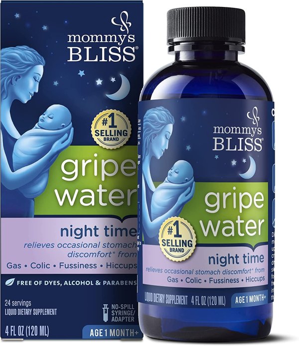 Mommy's Bliss Gripe Water Night Time, 4 Fluid Ounce @ Amazon