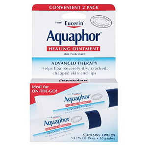 Aquaphor Healing Ointment Dry,Cracked and Irritated Skin Protectant,0.35 oz Dual Pack