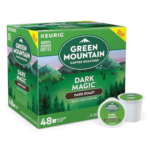 Green Mountain Dark Magic Coffee, Keurig® K-Cup® Pods, Dark Roast - 48-pk.