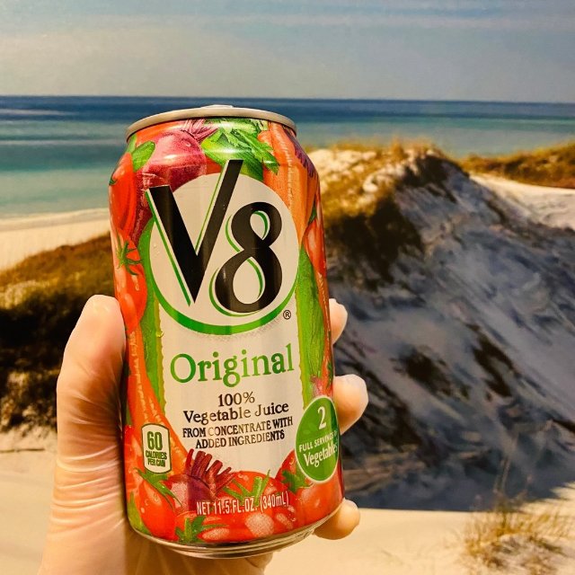 V8 100%果蔬汁，11.5oz，24罐$11.13 每罐$0.46