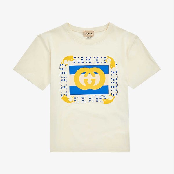 Logo-print cotton-jersey T-shirt 4-12 years