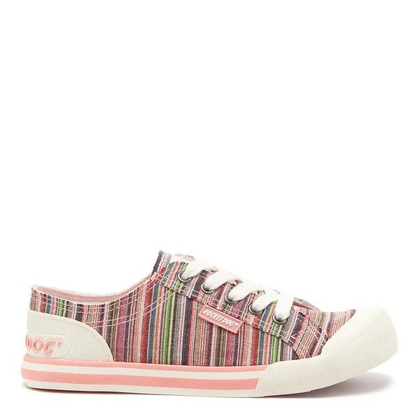 Jazzin Pink Stripe Sneaker