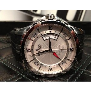 Edox 93004-3-AIN Men's Grand Ocean GMT Automatic Watch