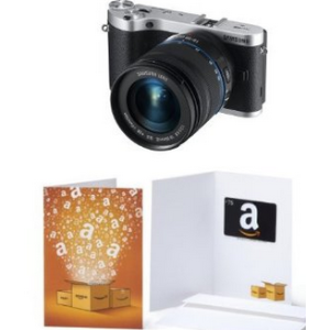 Samsung NX300 20MP Mirrorless Camera + 18-55mm Lens + Free $75