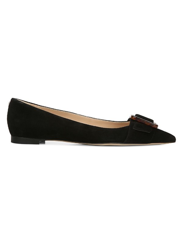 Sonja Suede Point-Toe Flats