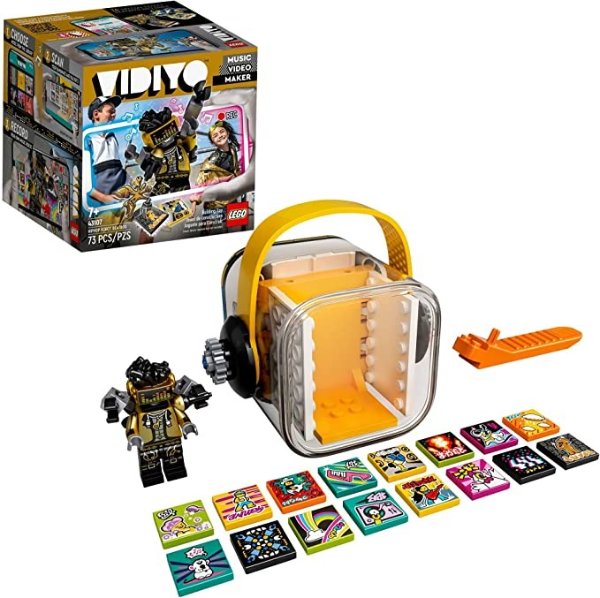 VIDIYO Hiphop Robot Beatbox 43107 Building Kit with Minifigure; Creative Kids Will Love Producing Music Videos Full of Songs, Dance Moves and Special Effects, New 2021 (73 Pieces)