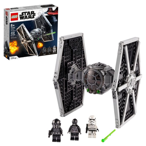 Star Wars Imperial TIE Fighter 75300 Building Toy for Creative Kids (432 Pieces)
