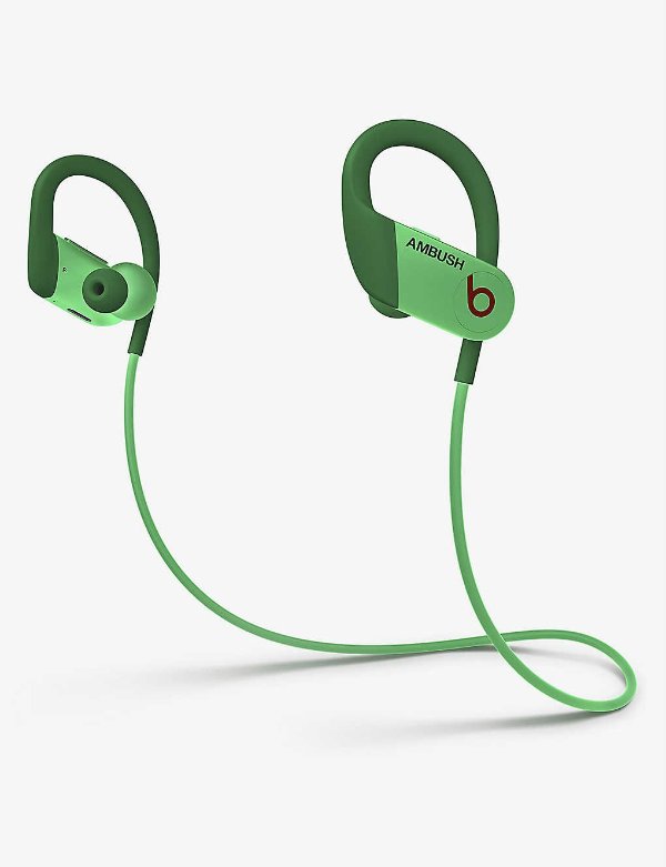 AMBUSH Special Edition Powerbeats glow-in-the-dark wireless and Bluetooth headphones