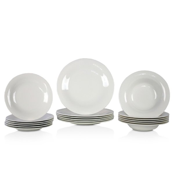 New Cottage 18-Piece Dinnerware Catering Set