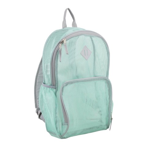 EastsportMulti-Purpose Mesh Backpack with Front Pocket, Adjustable Straps and Lash Tab, Mint