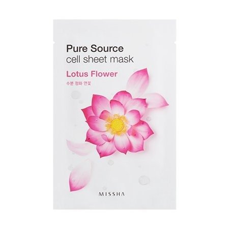 MISSHA Pure Source Cell Sheet Mask, Lotus Flower