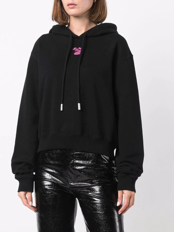 Pen Face cropped hoodie