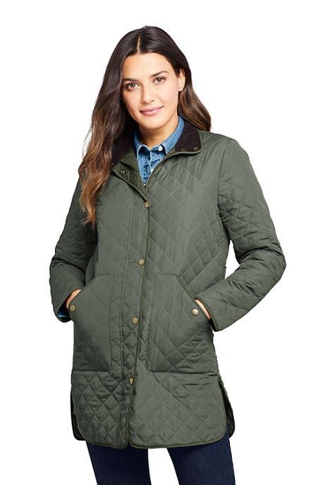 Women's Insulated Quilted Barn Coat