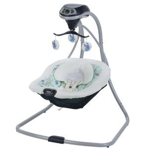 Graco Simple Sway Swing With Compact Frame Design - Prairie