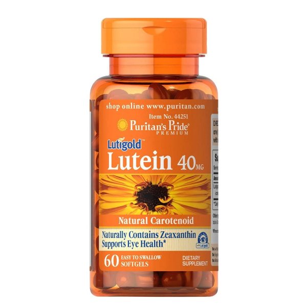 Lutein 40 Mg with Zeaxanthin,60 Softgels