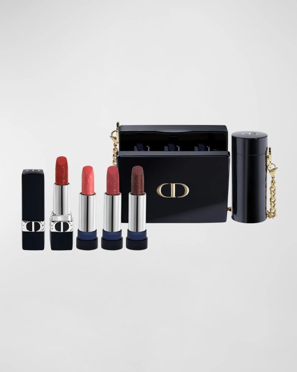 Limited Edition Rouge Dior Minaudiere Clutch and Lipstick Set