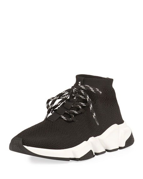 Speed Lace-Up Knit Trainer