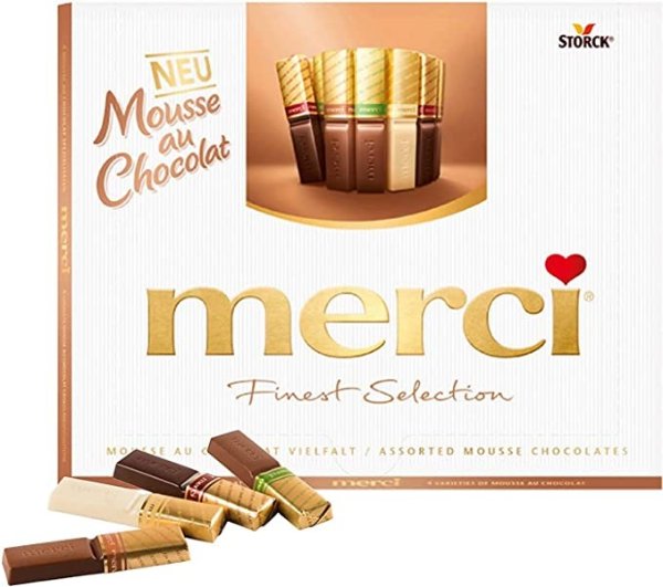 Finest Selection - Mousse au Chocolat Variety with 4 exquisite mousse chocolate specialties 210 g,/Germany