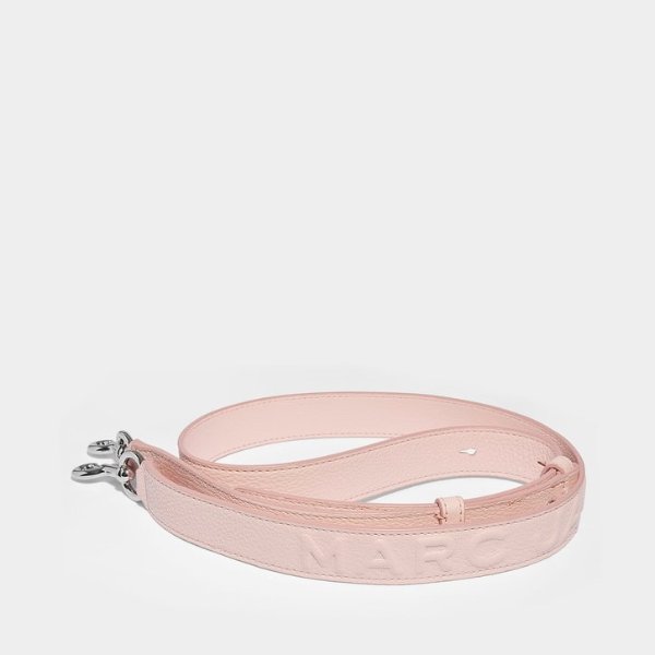 MJ Textured Leather Strap in Blush Polyester