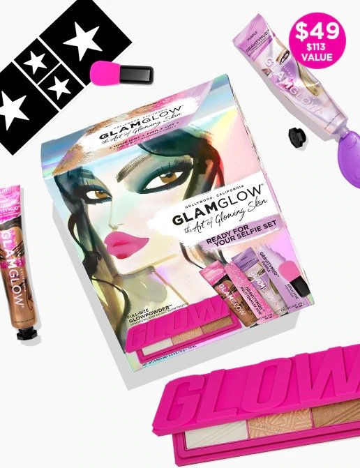READY FOR YOUR SELFIE SET ($113 VALUE) | Glam Glow Mud