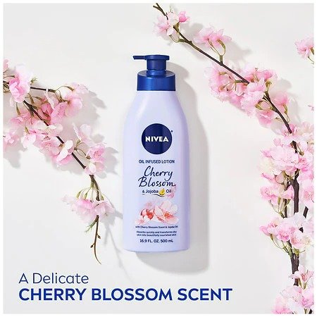 Cherry Blossom and Jojoba Oil Infused Body Lotion Cherry Blossom & Jojoba Oil