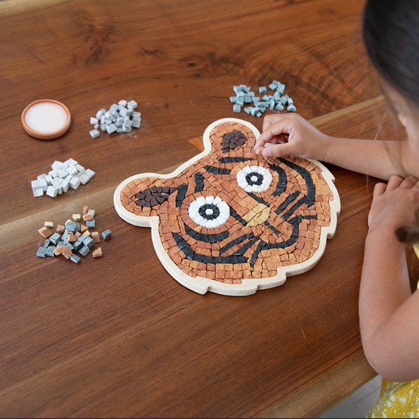 Make A Real Mosaic - Tiger - Best Arts & Crafts for Ages 8 to 11