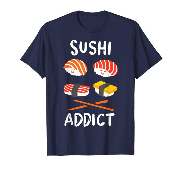 Sushi T Shirt Funny Food Lover Tshirt Restaurant Gift Tee