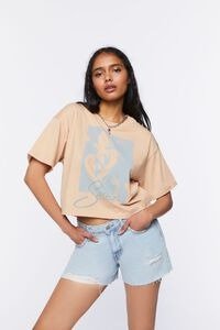 Selena Graphic Cropped Tee