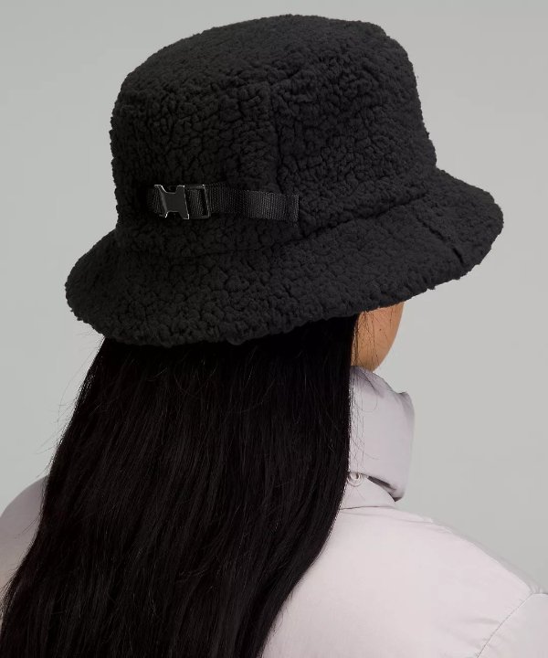 Textured Fleece Bucket Hat