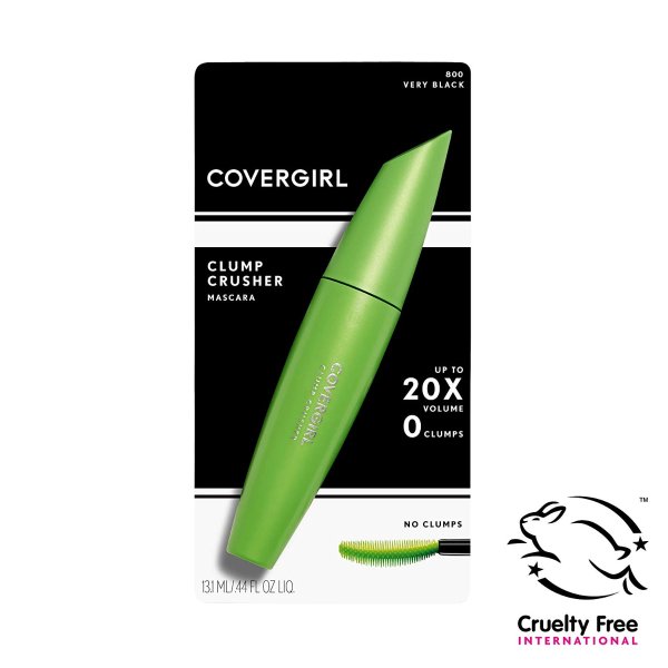 COVERGIRL Clump Crusher Extensions LashBlast Mascara, 1 Tube (0.44 oz), Very Black Color, For Longer & Fuller Looking Lashes