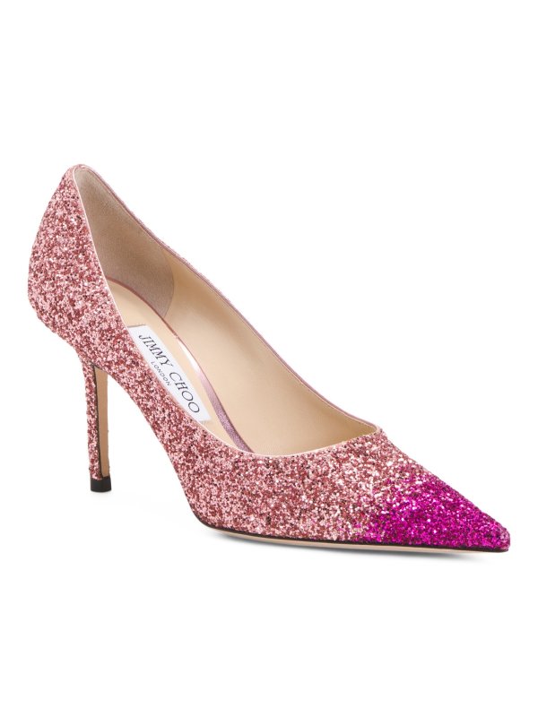 Made In Italy Glitter Pumps