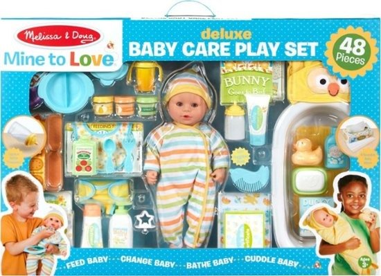 Mine to Love Deluxe Baby Care Play