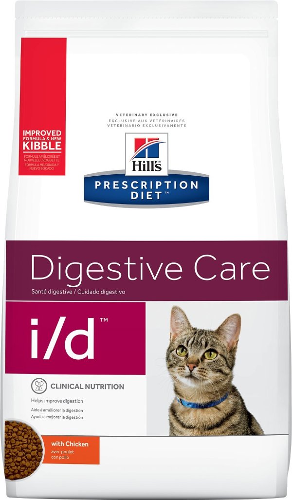 i/d Digestive Care Chicken Flavor Dry Cat Food, 8.5-lb bag - Chewy.com