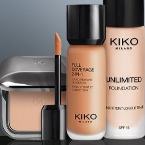 Kiko 全线底妆产品、化妆刷热促 完美底妆却超平价