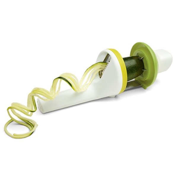 Twist Handheld Spiralizer Vegetable Slicer, Green