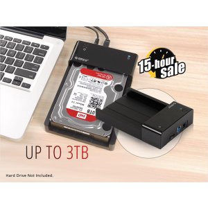 Orico 6518US3-BK USB 3.0 2.5/3.5 SATA Hard Drive Dock Station
