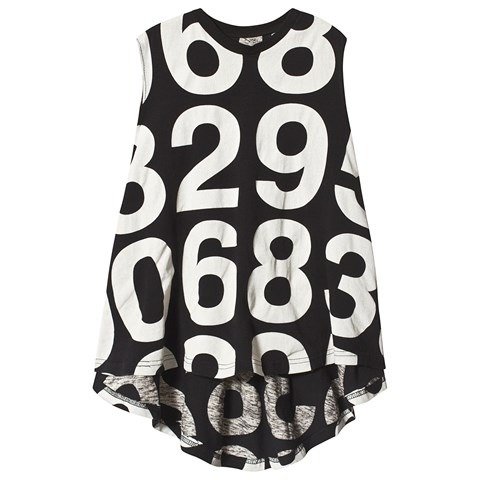 Black 360 Numbers Dress | AlexandAlexa