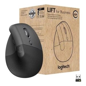 Logitech Lift 人体工学鼠标 商用版带Bolt接收器