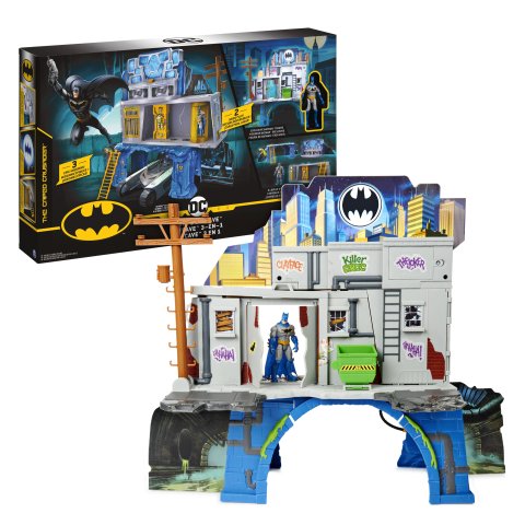 DC Comics 3合1 蝙蝠侠玩具套装 带可动人偶