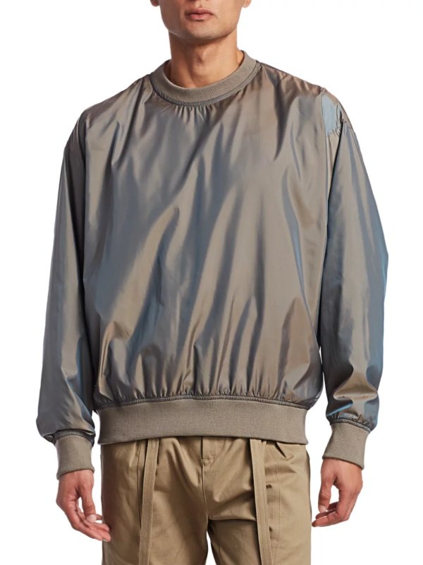 - Sixth Collection Crewneck Nylon Sweatshirt