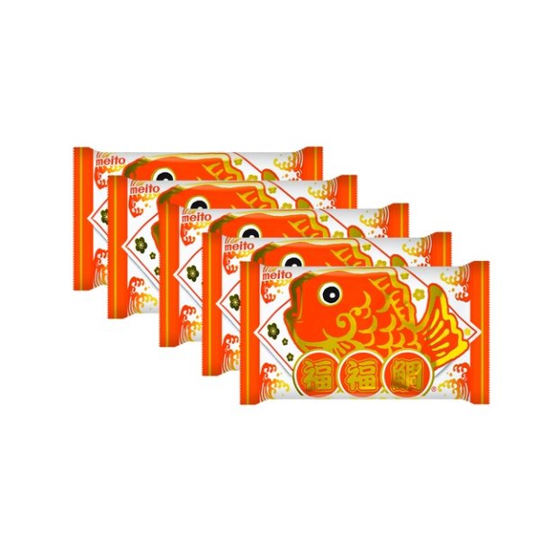 【 5枚组合装】日本MEITO 幸运鲷鱼烧 福福鲷限定款 巧克力味