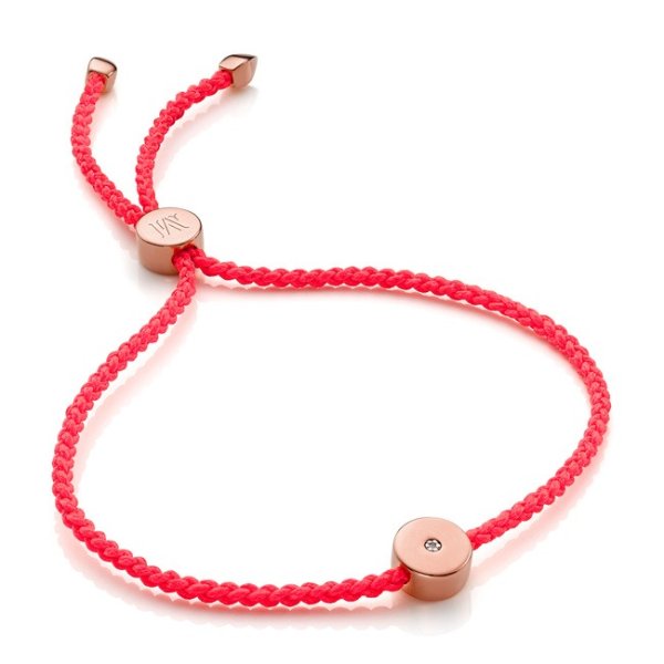 粉色玫瑰金手绳