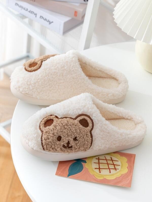 Cartoon Cute Warm And Fashionable Slippers For Girls