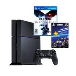 PlayStation 4 500GB 游戏机套装，带 Killzone: Shadow Fall 游戏 和 12个月会员