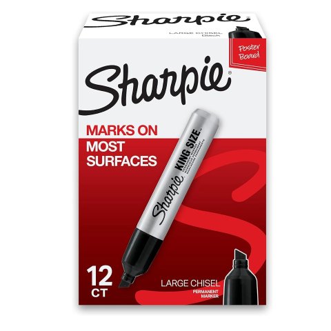 SHARPIE King Size Permanent Markers 12 Count