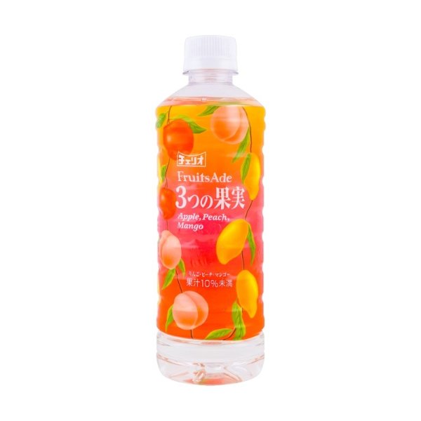 FRUITS ADE 三重果味饮料 10%果汁添加 苹果白桃芒果味